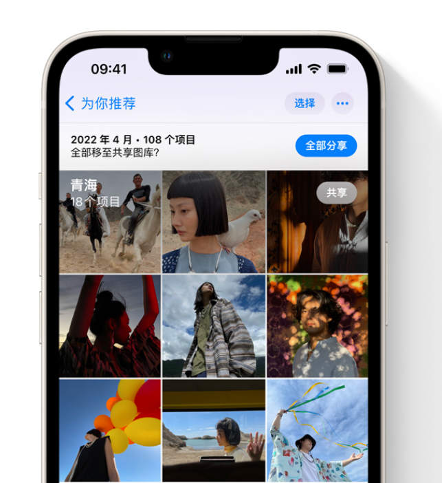 牡丹江苹果维修网点分享在 iPhone 上使用共享图库 