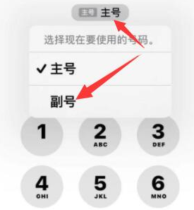 牡丹江苹果14维修店分享iPhone 14 Pro Max使用副卡打电话的方法 