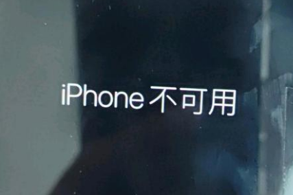 牡丹江苹果服务网点分享锁屏界面显示“iPhone 不可用”如何解决 