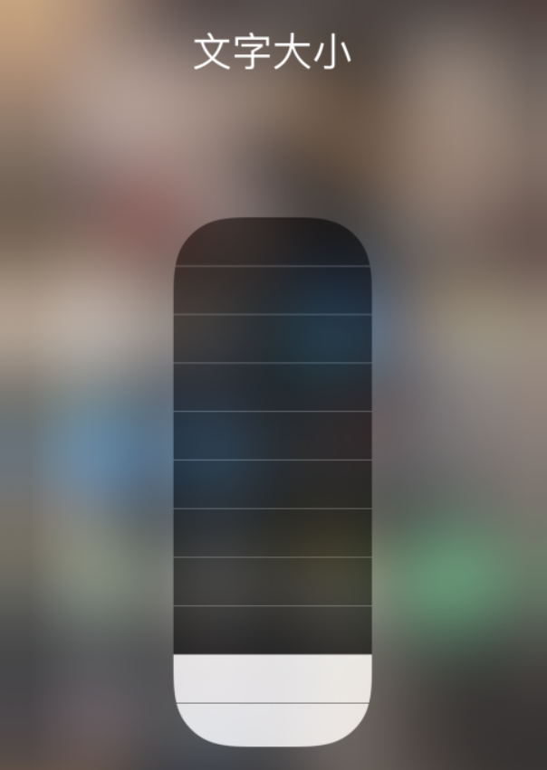 牡丹江苹果手机维修分享小技巧：在 iPhone 控制中心快速调节字体大小 