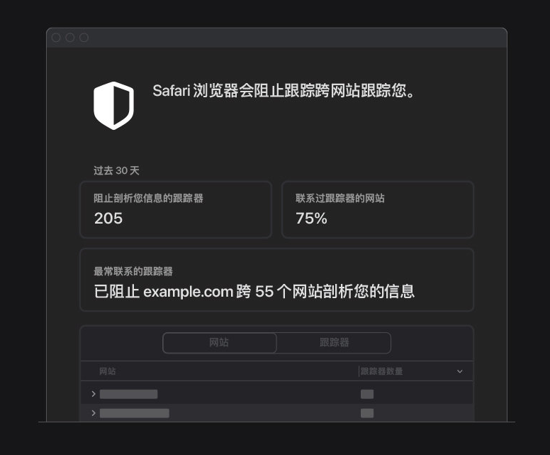 牡丹江苹果手机维修分享如何在 Safari 浏览器中查看和打开隐私报告 
